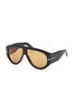 Tom Ford okulary przeciwsłoneczne jednolita czarny FT1044.6001E