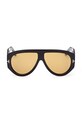 Tom Ford okulary przeciwsłoneczne FT1044.6001E czarny AA00