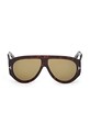 Akcesoria Tom Ford okulary przeciwsłoneczne FT1044.6052N brązowy