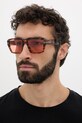 Tom Ford okulary przeciwsłoneczne przezroczysta brązowy FT1153.5655E