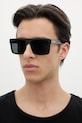 BOSS ochelari de soare dreptunghiular negru BOSS.1895/S
