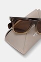 Akcesoria Alexander McQueen okulary przeciwsłoneczne męskie AM0551S brązowy