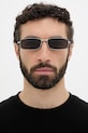 Balenciaga ochelari de soare pentru bărbați BB0493S argintiu