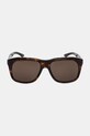 Gucci okulary przeciwsłoneczne kwadratowe męskie GG2077S brązowy AA00