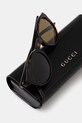 Akcesoria Gucci okulary przeciwsłoneczne okrągłe męskie GG2079S brązowy