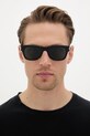 Saint Laurent ochelari de soare Wayfarer pentru bărbați SL.877 negru