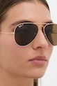 Akcesoria Ray-Ban okulary przeciwsłoneczne AVIATOR LARGE METAL 0RB3025 złoty
