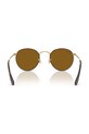 Ray-Ban ochelari de soare ROUND METAL maro 0RB3447