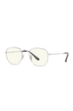 srebrny Ray-Ban okulary HEXAGONAL Unisex