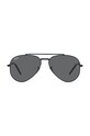 Ray-Ban okulary przeciwsłoneczne NEW AVIATOR czarny 0RB3625.002/B162
