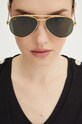Akcesoria Ray-Ban okulary przeciwsłoneczne NEW AVIATOR 0RB3625.91963158 żółty