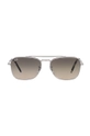 srebrny Ray-Ban okulary przeciwsłoneczne NEW CARAVAN Unisex