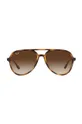 brązowy Ray-Ban okulary przeciwsłoneczne 0RB4376 Unisex