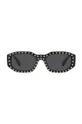 чорний Сонцезахисні окуляри Versace Unisex
