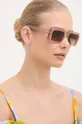 Солнцезащитные очки Saint Laurent оранжевый