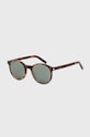 Saint Laurent ochelari de soare uniforme maro SL.521.RIM