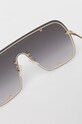 Alexander McQueen okulary przeciwsłoneczne złoty AM0362S