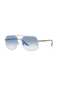 srebrny Ray-Ban okulary przeciwsłoneczne Unisex