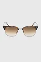Ray-Ban okulary przeciwsłoneczne NEW CLUBMASTER brązowy