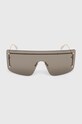 Alexander McQueen okulary przeciwsłoneczne AM0412S złoty AA00