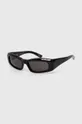 czarny Balenciaga okulary przeciwsłoneczne Unisex