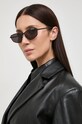 Balenciaga okulary przeciwsłoneczne jednolita czarny BB0277S