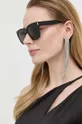 czarny Saint Laurent okulary przeciwsłoneczne Unisex
