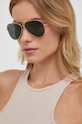 Ray-Ban ochelari de soare 0RBR0101S uniforme aur 0RBR0101S