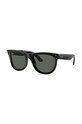 Солнцезащитные очки Ray-Ban прямоугольные чёрный 0RBR0502S