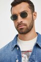 Sluneční brýle Ray-Ban OCTAGONAL jednotná zelená 0RB3556N