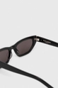 czarny Saint Laurent okulary przeciwsłoneczne