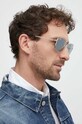 Ray-Ban okulary przeciwsłoneczne jednolita srebrny 0RB3733