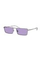 Ray-Ban occhiali da sole a tinta unita violetto 0RB3741