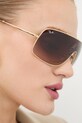 Slnečné okuliare Ray-Ban 0RB3897 hladký zlatá 0RB3897