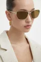 Balenciaga okulary przeciwsłoneczne złoty