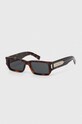 Saint Laurent occhiali da sole rectangle marrone SL.660