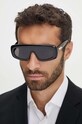 Bottega Veneta okulary przeciwsłoneczne geometryczne czarny BV1281S