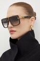 Сонцезахисні окуляри Balmain SOLDIER однотонна з деталлю чорний BPS.160A