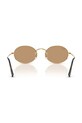 Ray-Ban ochelari de soare OVAL galben 0RB3547