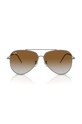 Ray-Ban ochelari de soare AVIATOR REVERSE argintiu 0RBR0101S.004.CB
