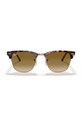 Ray-Ban okulary przeciwsłoneczne CLUBMASTER 0RB3016 brązowy AA00