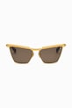 Balmain occhiali da sole VICTOIRE oro BPS.169C