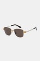 Bottega Veneta okulary pilotki srebrny BV1380S