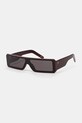 Sunčane naočale Rick Owens pravokutne bordo RG0000008.GMGNB