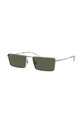 Sluneční brýle Ray-Ban jednotná zelená 0RB3741.003/9A