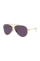 Ray-Ban occhiali da sole a tinta unita violetto 0RBR0101S.001/1A