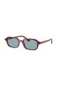 Ray-Ban ochelari de soare uniforme burgundia 0RB4455
