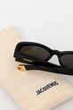 Sluneční brýle Jacquemus OVALO černá JAC4C1SUN