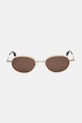 Alexander McQueen ochelari de soare aur AM0523S