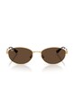 Ray-Ban okulary przeciwsłoneczne 0RB3774D złoty AA00